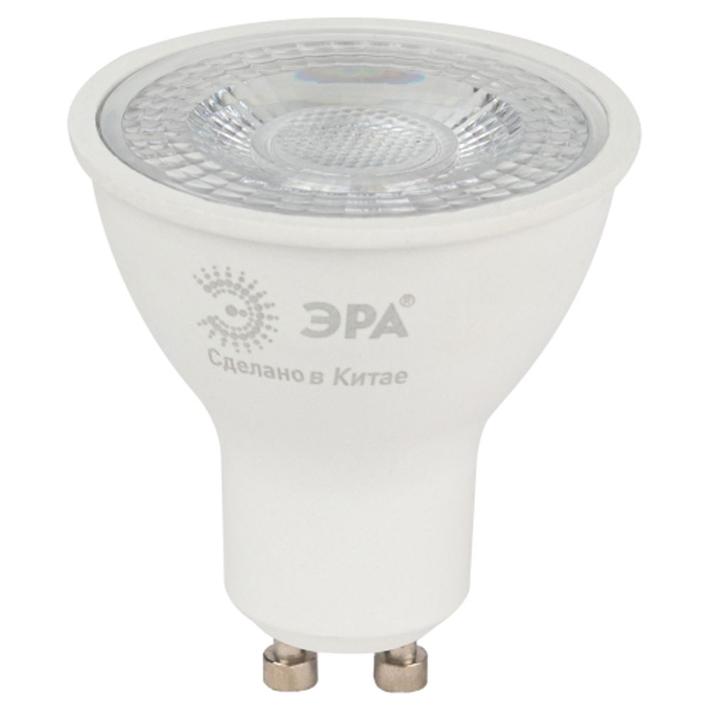 Лампа светодиодная ЭРА STD LED Lense MR16-8W-860-GU10 8Вт линзованная софит холодный белый свет GU10 | Софиты линзованные (MR) STD