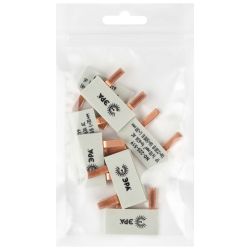 Шина соединительная ЭРА NO-225-519 компактная L фазная PIN штырь 1Р 63А 2 модуля упаковка 8 штук | Электротовары