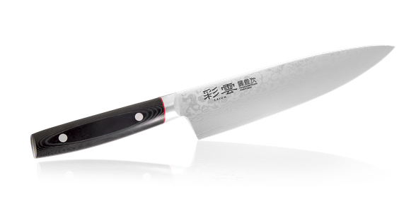 Цена наНож Шефа Kanetsugu Saiun Damascus, 9005, сталь VG-10, в картонной коробке, 200 мм