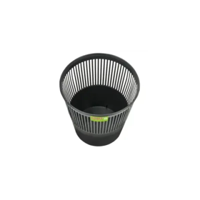 Корзина для бумаг 9л., черная, сетка, STAFF "Basic" ЭКОНОМ