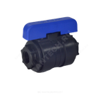 Кран шаровой компрессионный ПЭ Ду 36 1 1/2"x1 1/2" ВР/ВР Ру16 VALFEX 1210011112112