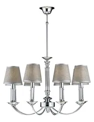 Люстра подвесная NewRgy 8638/8 CHROME, 8×40 Вт, хромированная