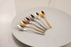 Sambonet Набор из 6 ложек для эспрессо Taste PVD Black 52553B37