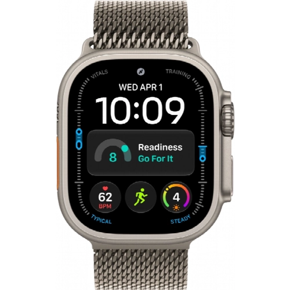 Смарт-часы Apple Watch Ultra 4 49 mm, Natural Titanium case | ремешок Milanese Loop | Natural, L