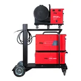 Сварочный полуавтомат FUBAG XMIG 500T DW ПУЛЬС (PULSE) + Подающий механизм ДРАЙВ (DRIVE) XMIG DW ПУЛЬС (PULSE) + Горелка FB 550W 3m + Блок жидкостного охлаждения Cool XMI + Шланг-пакет 5 метров 95 мм2 14 pol с жидкостным охлаждением + Тележка для апп — фото 4