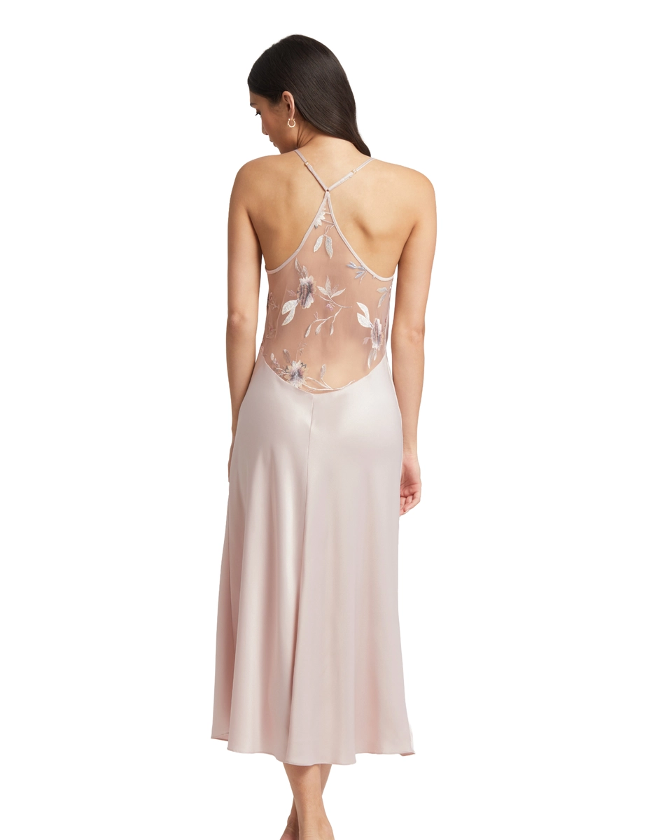 ночная сорочка из шармёза Rya Collection Stunning пыльная роза