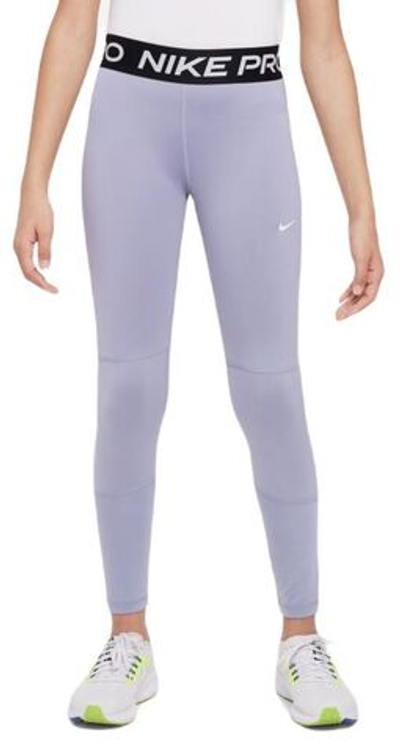 Штаны для девочки теннисные Nike Pro G Tight - indigo haze/white
