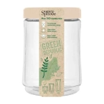 Банка для сыпучих продуктов Green Republic 0,75л лён