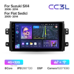 Teyes CC3L 9"для Suzuki SX4 2006-2014