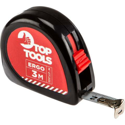 Рулетка Top Tools стальная лента 3 м x 12.5 мм 27C233
