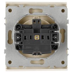 Розетка ЭРА Arktik 16-2101-04 с заземлением 2P+E Schuko 16А-250В шампань | Эра Arktik