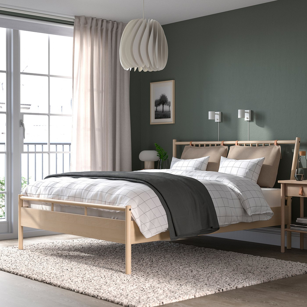 IKEA SKYMNINGEN  (ИКЕА СКЙМНИНГЕН)  -  Лампа подвесная - белая 42 см