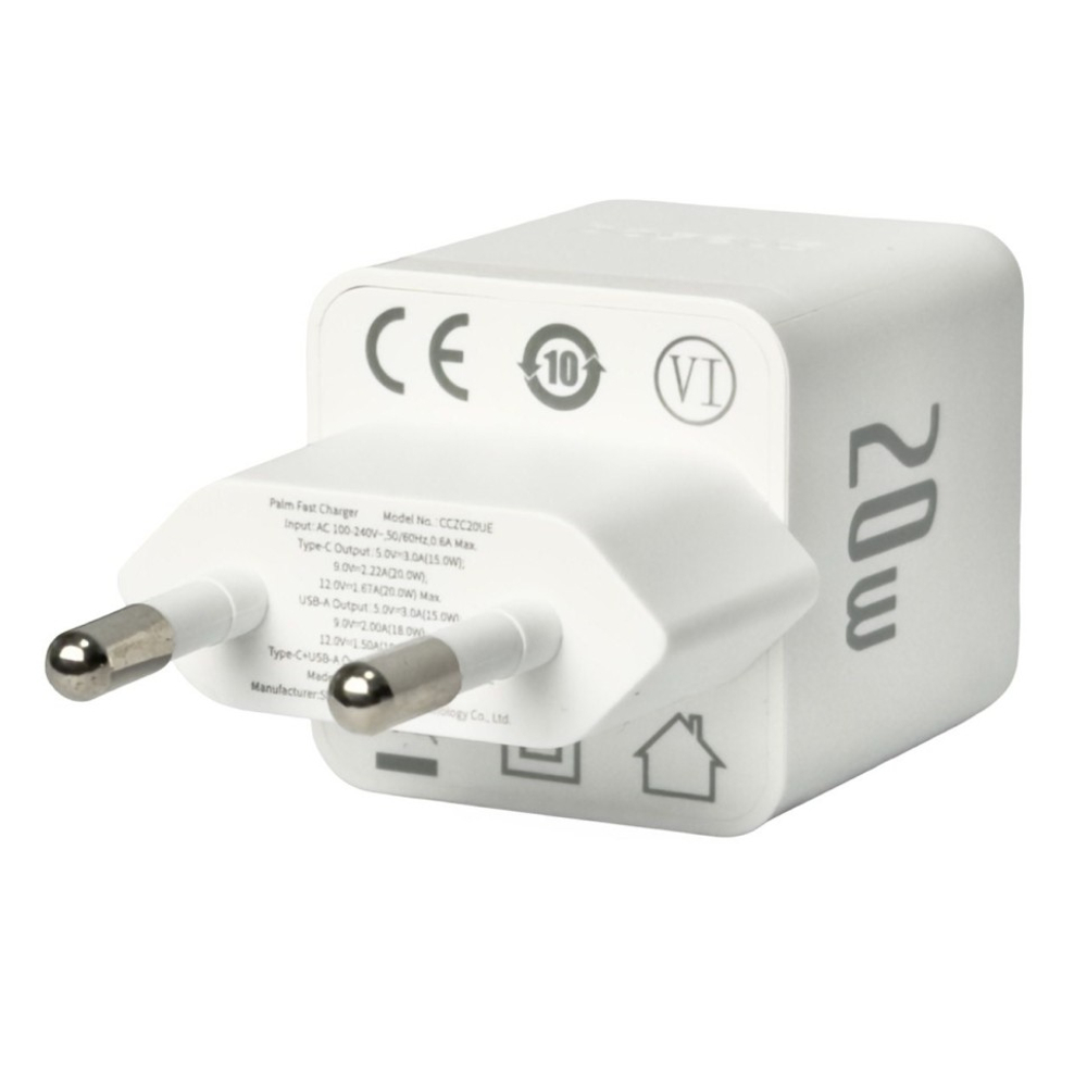 Сетевое зар. устр. Baseus Palm 20W P10111608213-00 белое