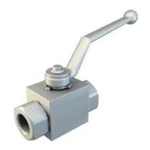 Кран 2-х ходовой шаровый BSP 1.1/4" DN25 P=350 с отверстиями для монтажа VERSO