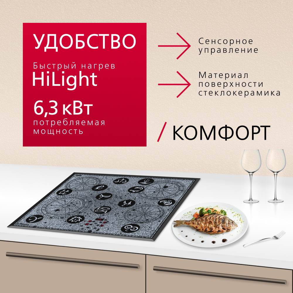 Электрическая панель Hansa BHC66504