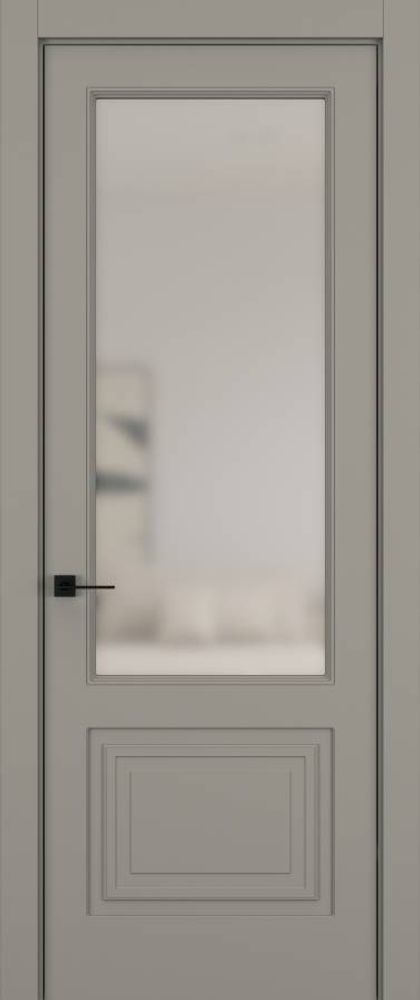 Дверь 02V ELEGANT Матовый Каменно-серый