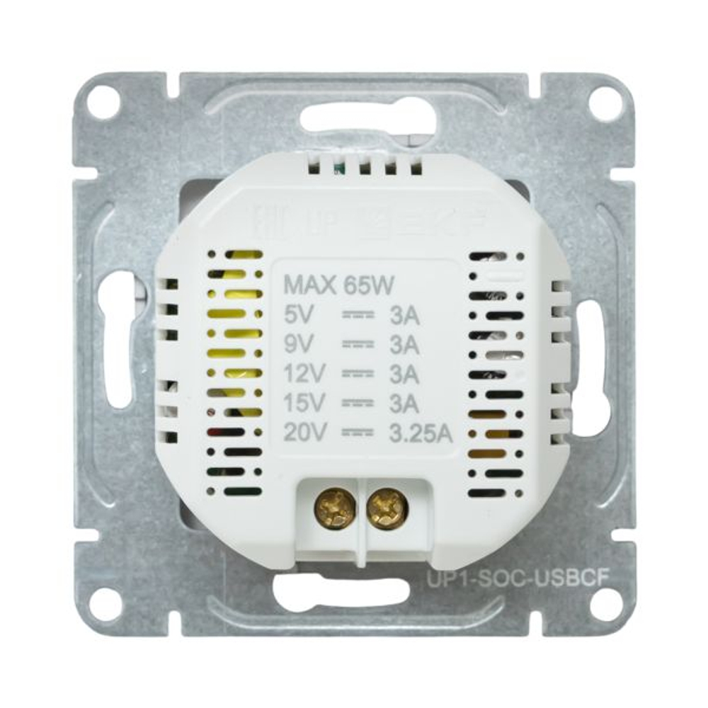 Механизм розетки USB-С, быстрая, шампань Эпика EKF