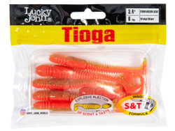 Мягкая съедобная приманка LJ Pro Series Tioga 3.4 in (86 мм), цвет Z12, 6 шт
