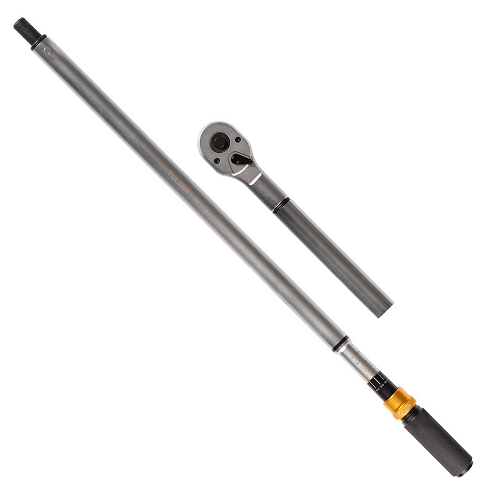 TOLSEN (TT19670) Динамометрический ключ 3/4", 160-800 Нм, для левой и правой резьбы, кейс