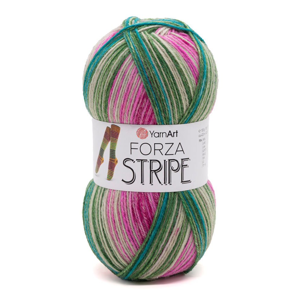 Пряжа YarnArt Forza Stripe (2808)