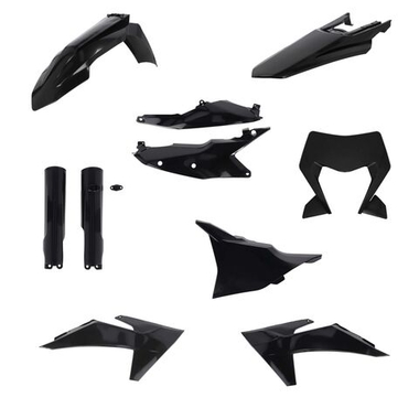 Полный комплект пластика ЧЕРНЫЙ Acerbis KTM 150-500 EXC/EXCF 24-26