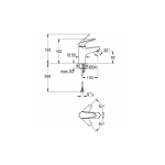 Смеситель для раковины GROHE Swift, однорычажный, DN 15, размер S, хром (24322001)