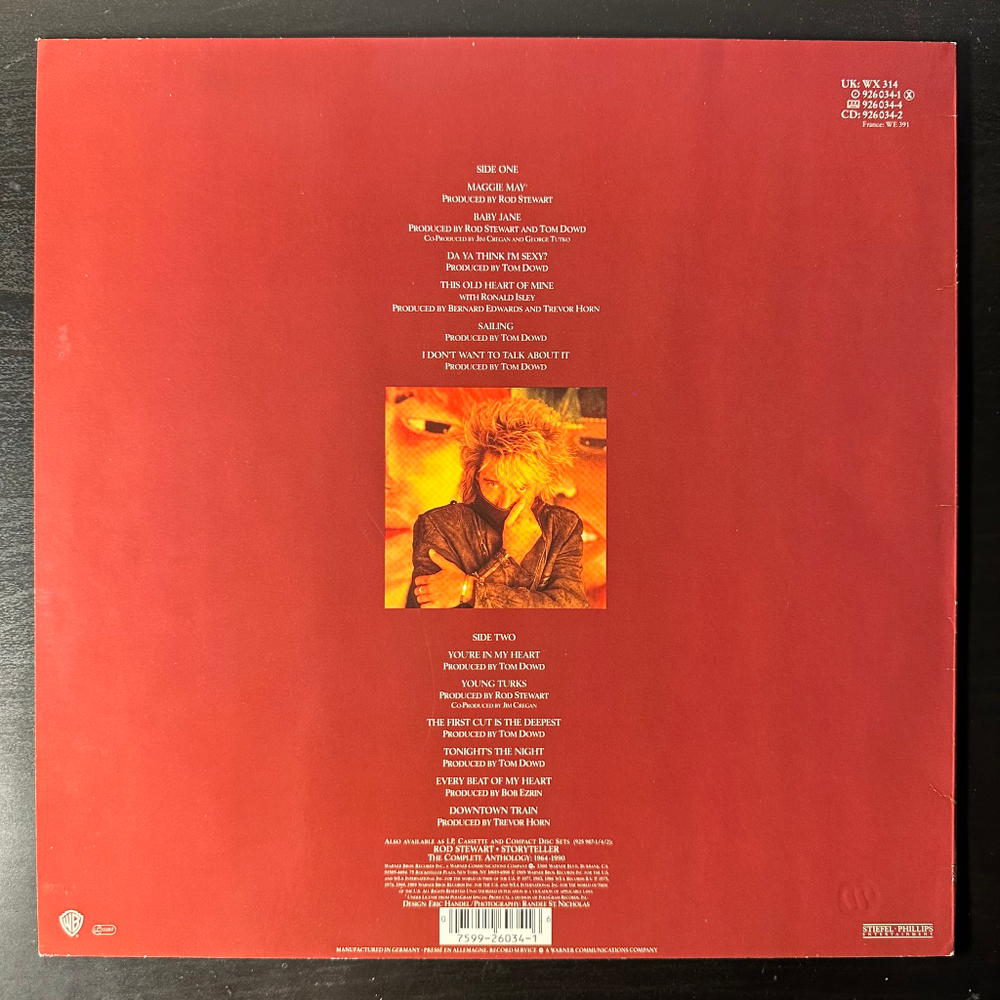 Rod Stewart ‎– The Best Of Rod Stewart (Германия 1989г.)