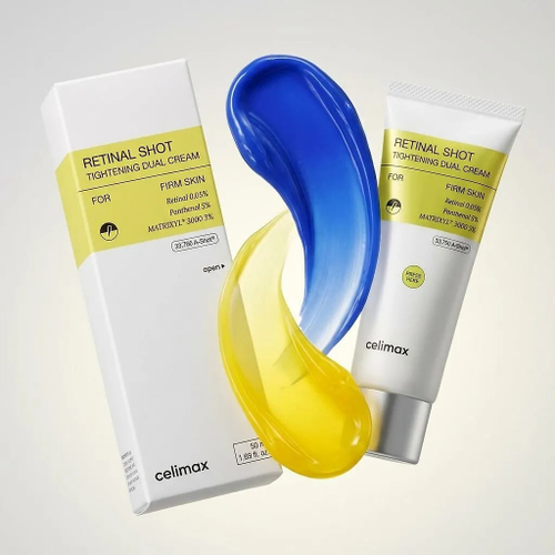 Двойной крем с ретиналем Celimax The Vita-A Retinal Shot Tightening Dual Cream, 50мл