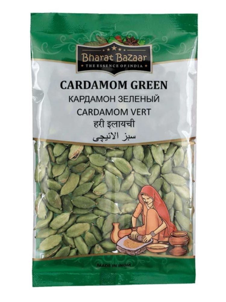 Bharat BAZAAR Cardamon Кардамон зеленый целый 50 гр