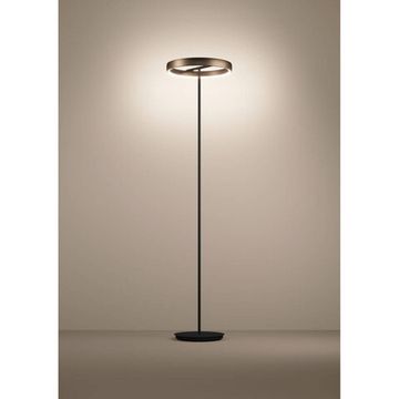 Светодиодный торшер с регулировкой цветовой температуры LED 2X19W 2200К-6500K 390452 чёрный/коричневый Trabuco Eglo