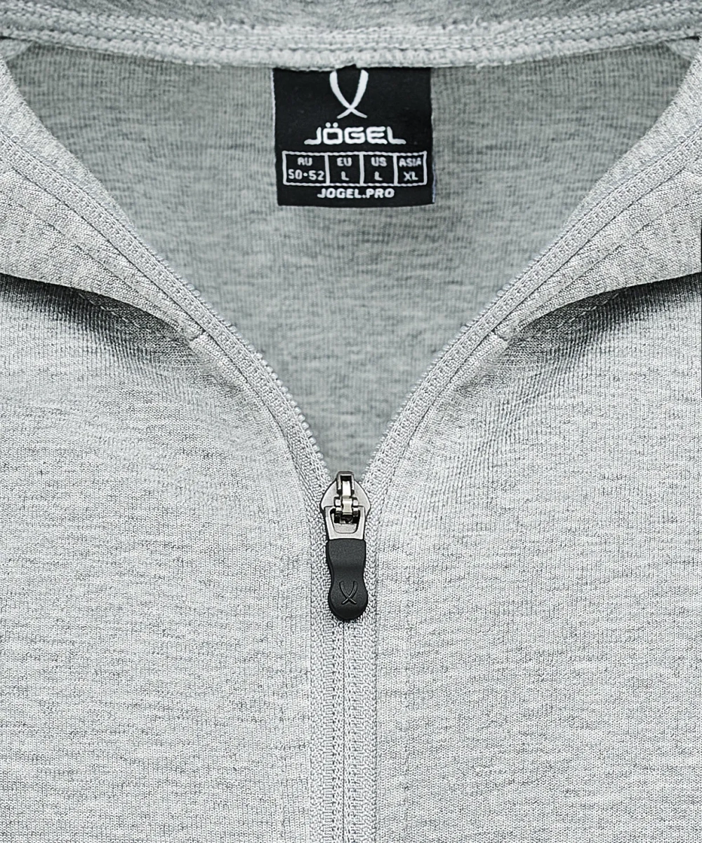 Худи на молнии ESSENTIAL Athlete Hooded FZ Jacket, серый