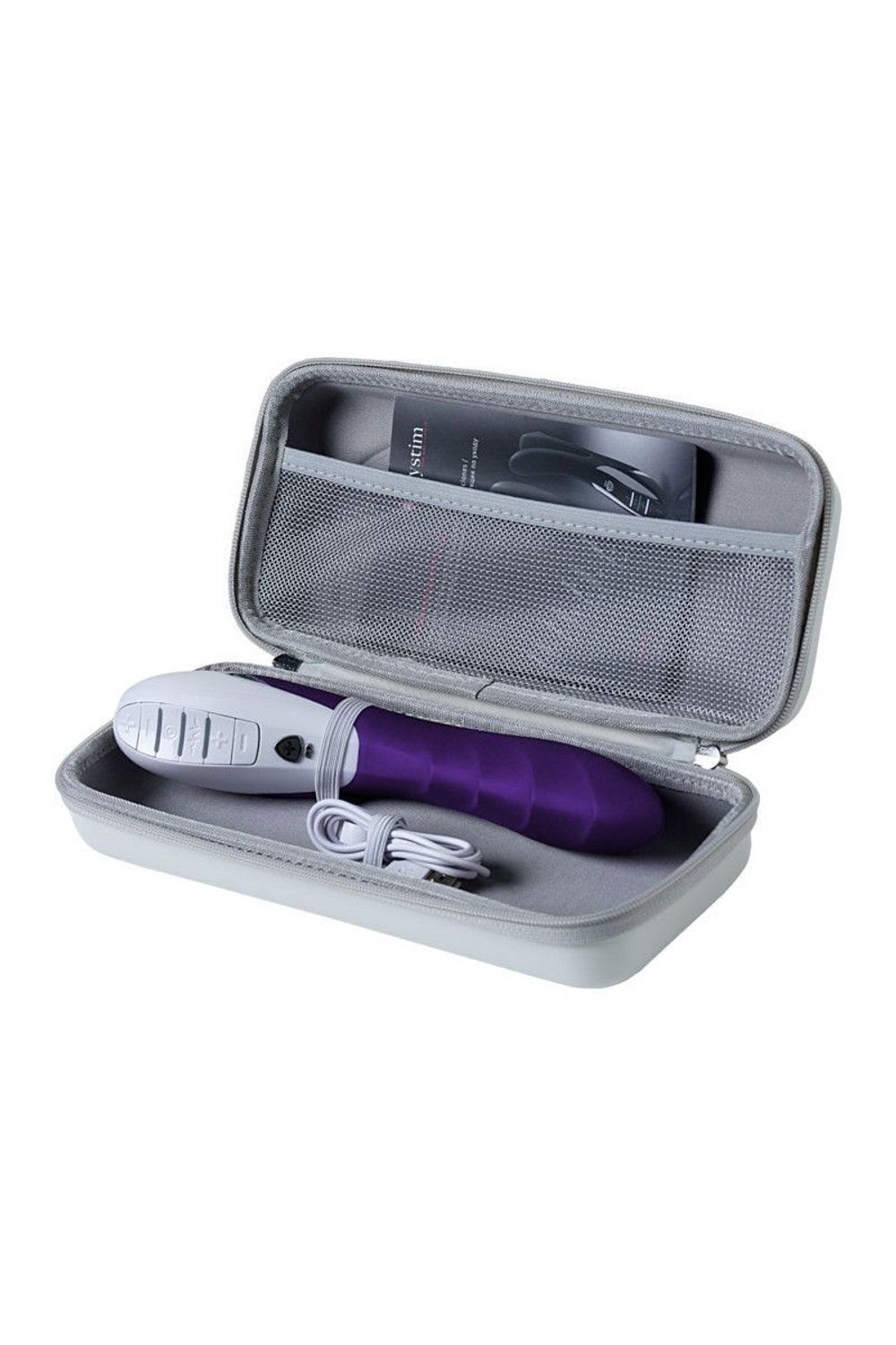 Фиолетовый вибратор Mystim Sassy Simon - 27 см. (Цвет: фиолетовый)