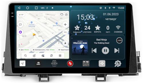 Магнитола для KIA Picanto 2017-2023 - RedPower 233 Android 10, Быстрая, QLED+2K, CarPlay, SIM-слот