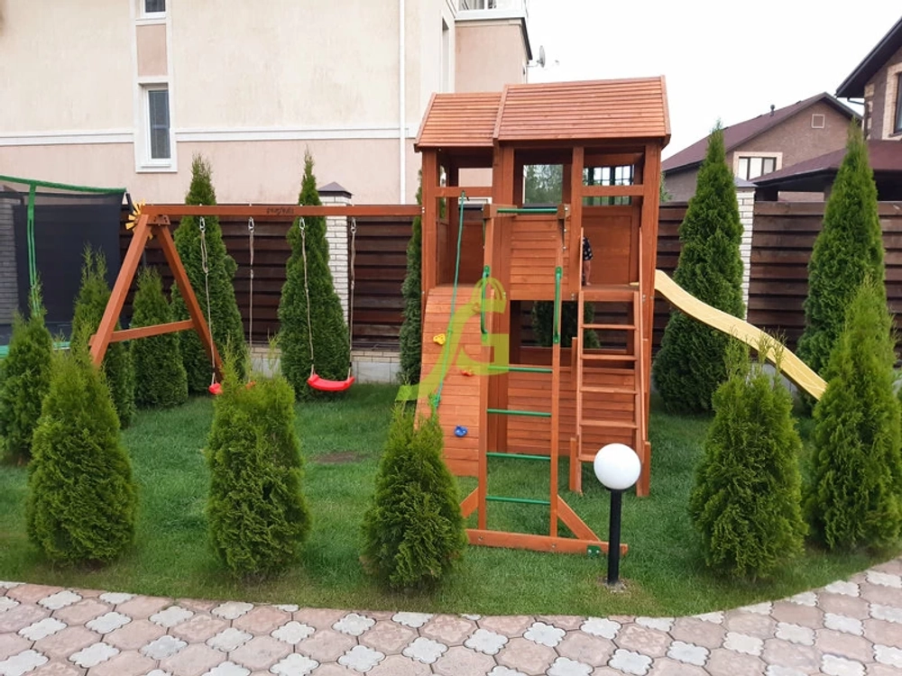 Детская площадка Клубный домик 2 с рукоходом