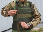 Нагрудник боевой разъемный оливковый