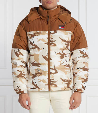 Пуховая куртка ALASKA Tommy Jeans - коричневый(DM0DM17224)