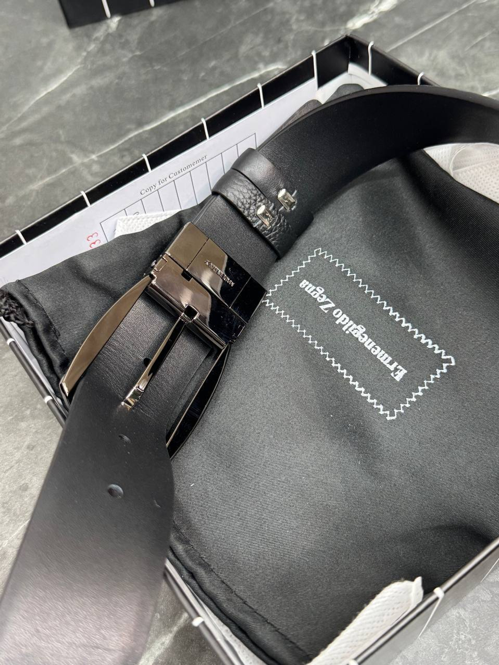 Двухсторонний ремень Ermenegildo Zegna