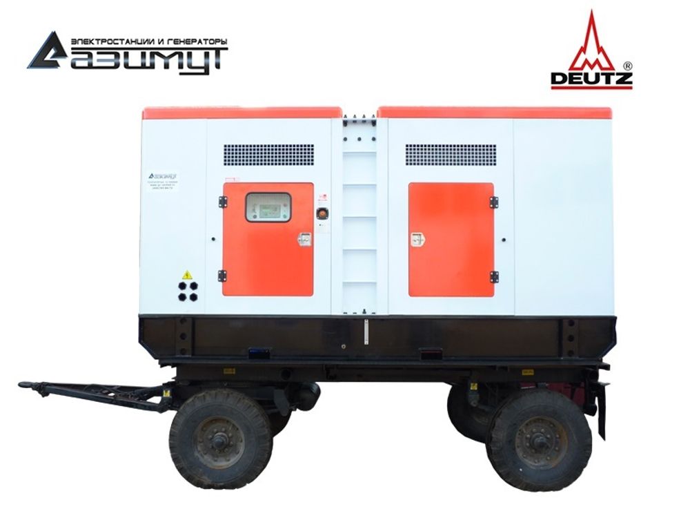 Дизельный генератор Азимут ЭД-200-Т400-1РКМ6C Deutz на шасси в кожухе