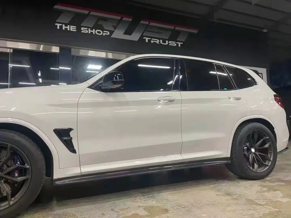 Карбоновые боковые юбки для BMW X3/X4 G01/G02 2018-2021 БМВ