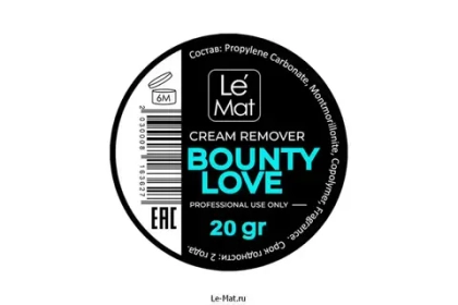 Кремовый ремувер Le Maitre Bounty love (кокос) 20 г