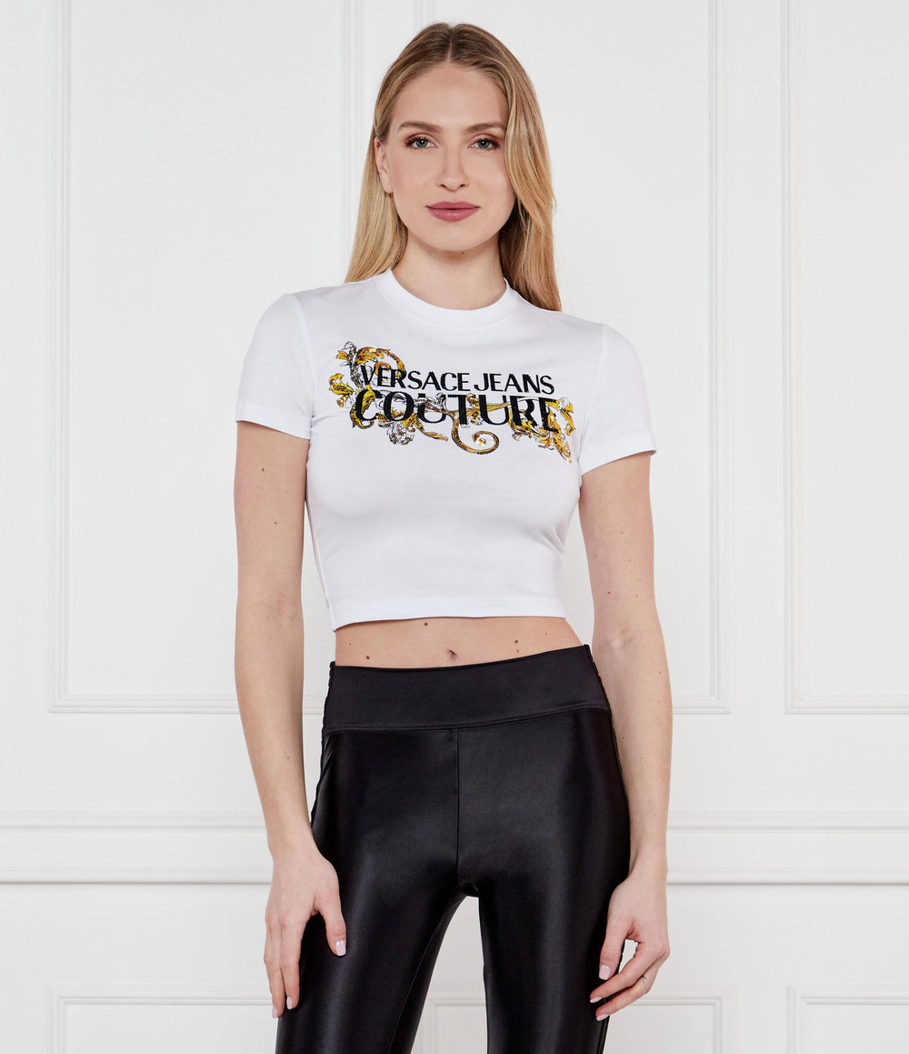 Футболка Versace Jeans Couture - белый(78HAHC05CJ02C)