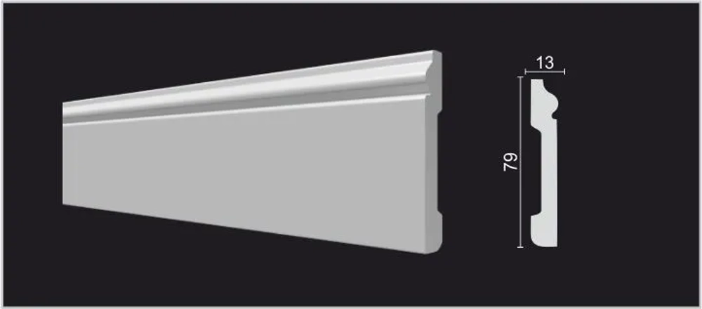 Плинтус гибкий DD005F