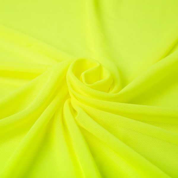 Сетка бельевая эластичная 110±5 г/м², 160±2 см / 10 метров, неон желтый/neon yellow, Blitz GSTT