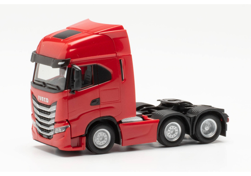 Тягач Iveco S-Way 6x2, красный