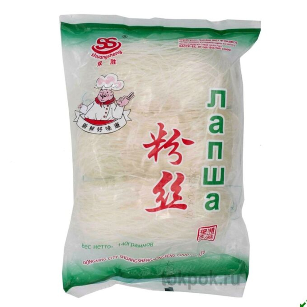 Фунчоза крахмальная лапша 500 гр.