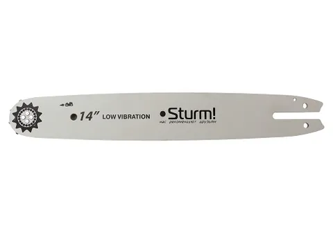 Пильная шина 14" Sturm! Паз 1,3мм, 3/8", 50 зв, хвостовик St