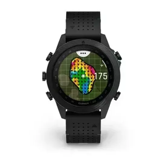 Люксовые мультиспортивные часы Garmin MARQ Golfer (Gen 2) Carbon Edition 010-02722-21