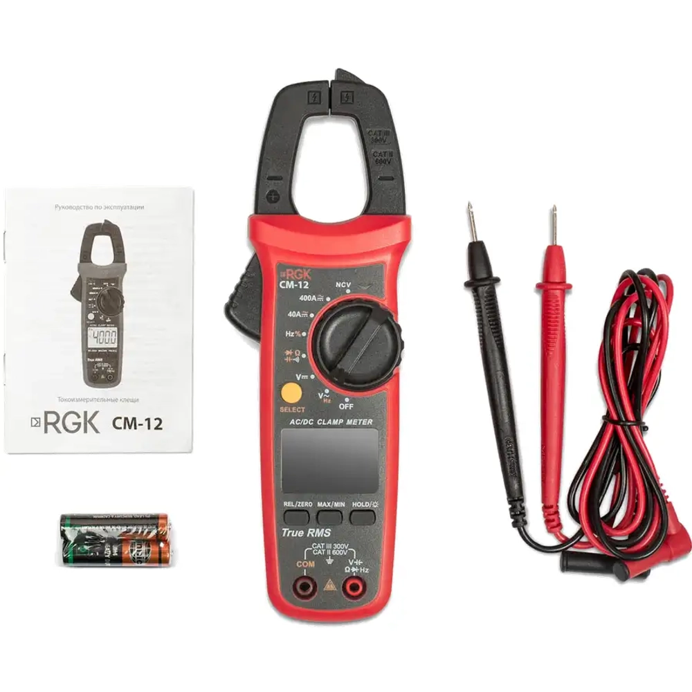 Токоизмерительные клещи CM-12 RGK 776479