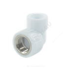 Угольник PP-R комбинированный белый Дн 25х1/2" ВР VALFEX 10125125