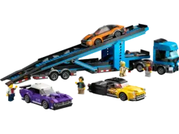 Конструктор LEGO City 60408 Грузовик-автовоз со спортивными автомобилями